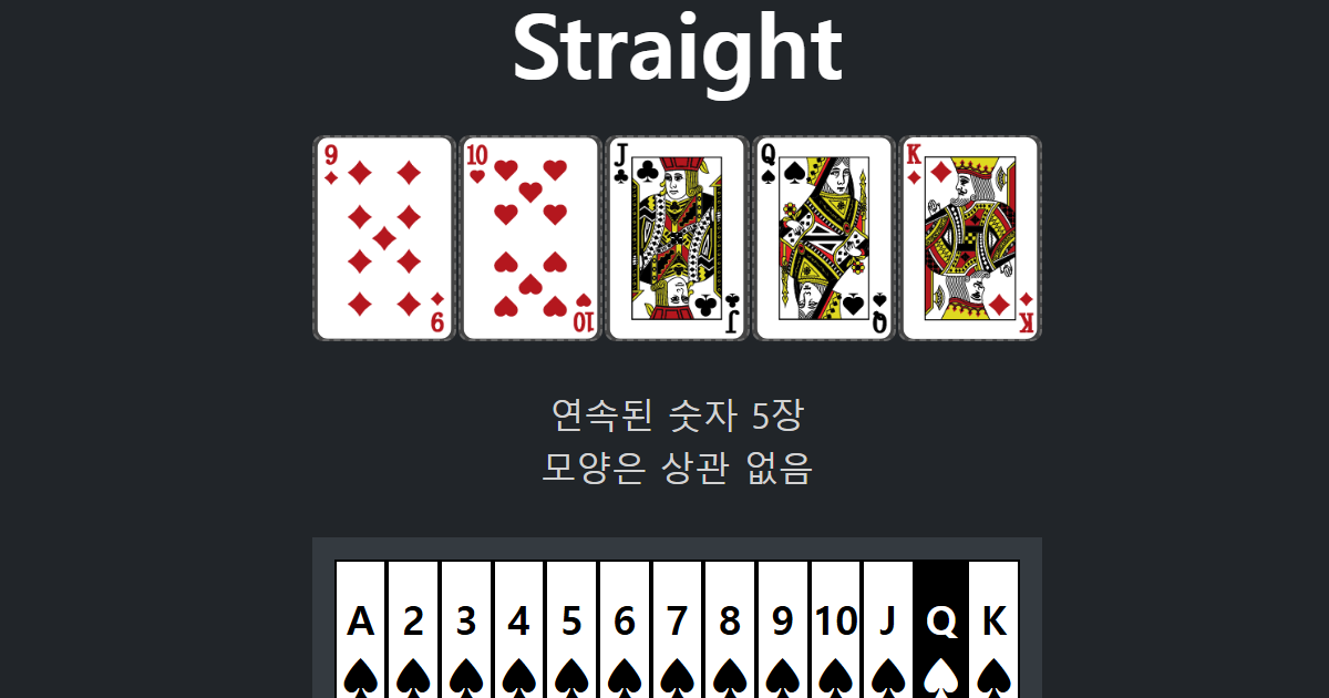 포커 족보